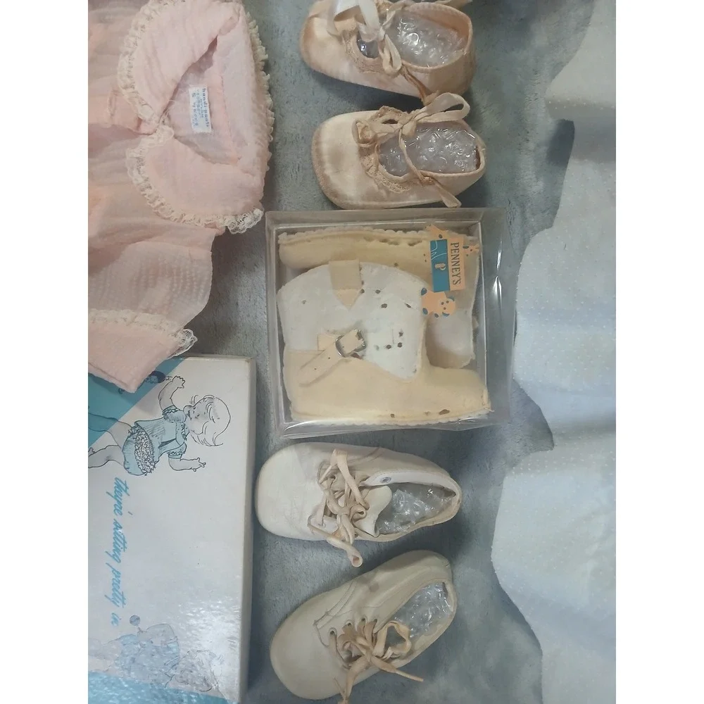 Vintage 1950s 60s Baby‎ Girl Bundle Love's Betty Marie Dress Shoes Alexis Topper